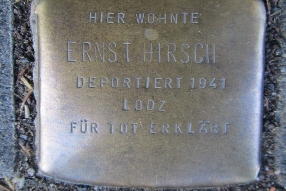 Stolperstein Pantaleonswall 32