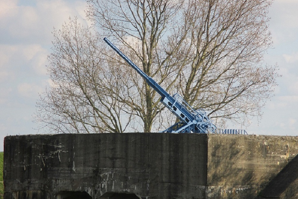M.F.B. Termunten - Bunker met Geschutsopstelling 12,8 cm Flak #3
