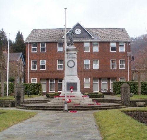 Oorlogsmonument Abercarn #1