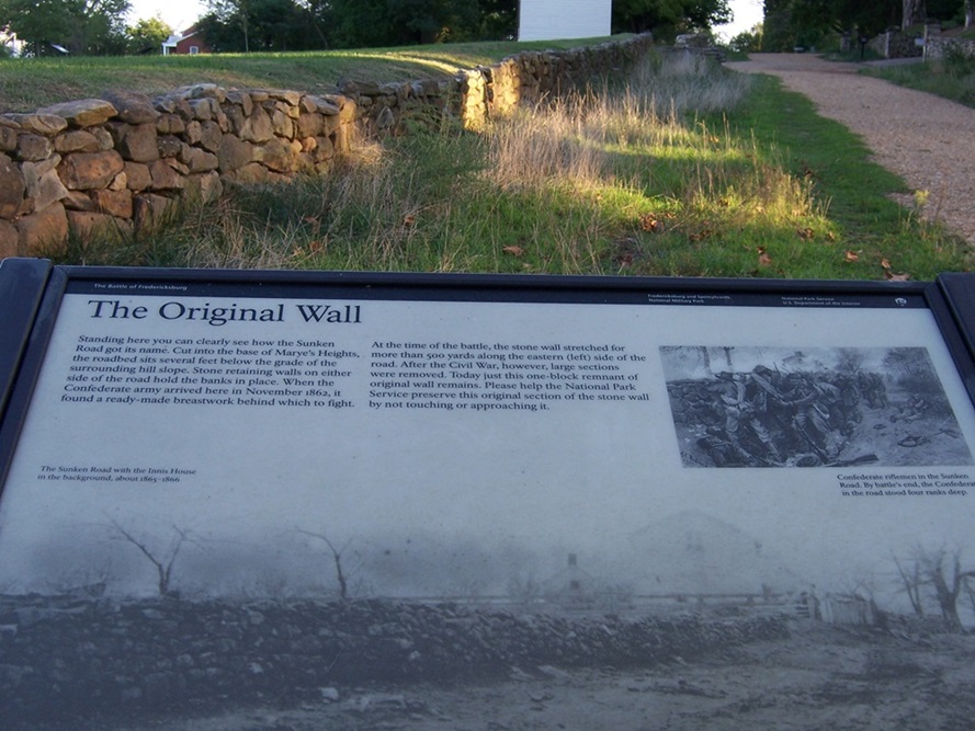 Stone Wall at Sunken Road #5