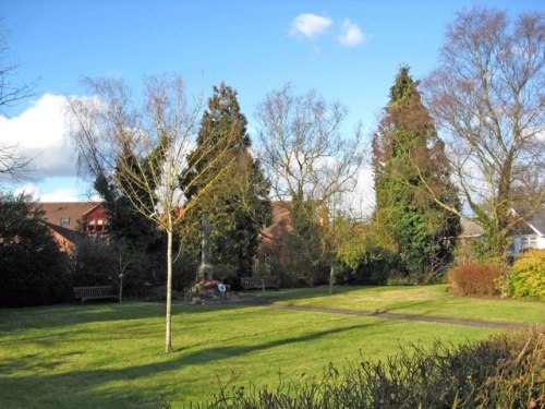 Oorlogsmonument Hanbury #2