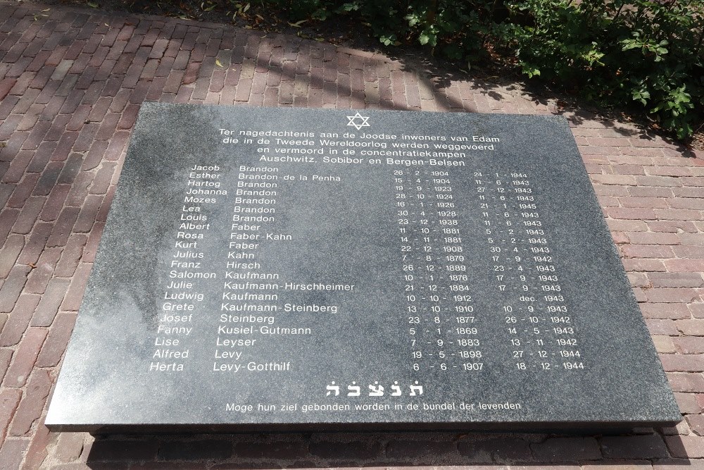 Jewish Memorial Edam #3