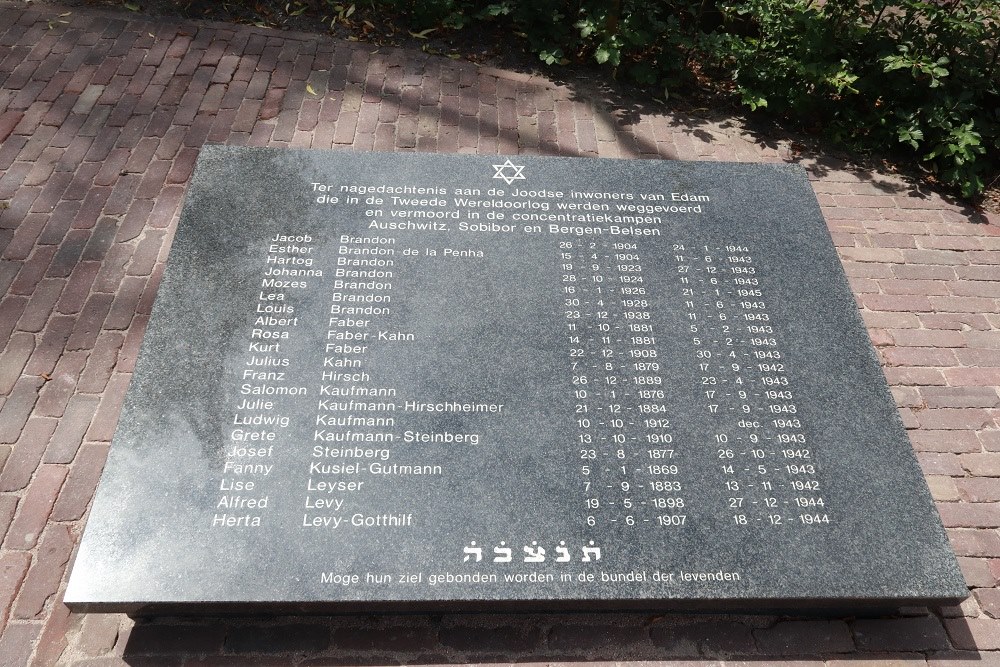 Jewish Memorial Edam #3