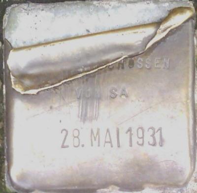 Stolpersteine Mittelstrae 6 #2