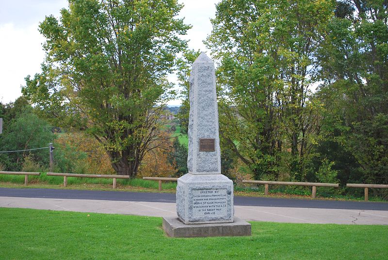 Monument Eerste Wereldoorlog Bairnsdale Rowing Club #1