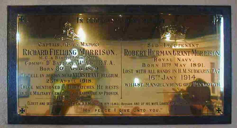 Memorials Kill o’ the Grange Church of Ireland #1