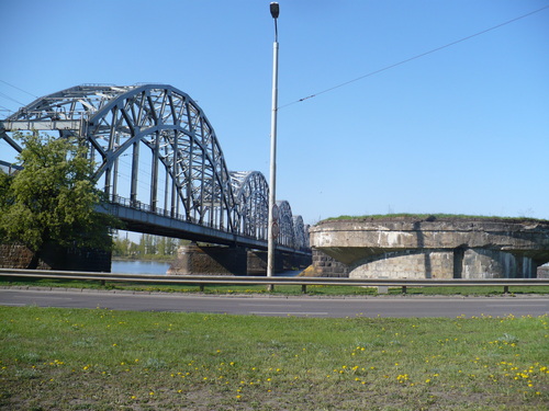 Remains Old Railway Bridge Rīga #1