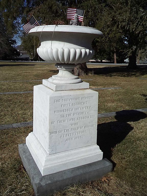 1st Minnesota Volunteer Infantry Regiment Memorial Urn #1