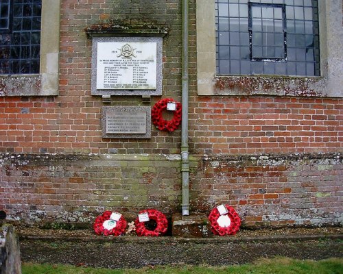 Oorlogsmonument Abbotts Ann #1