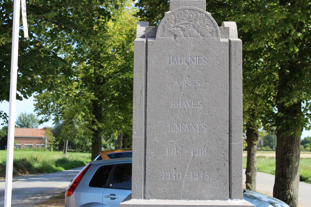 Oorlogsmonument Baugnies	 #3