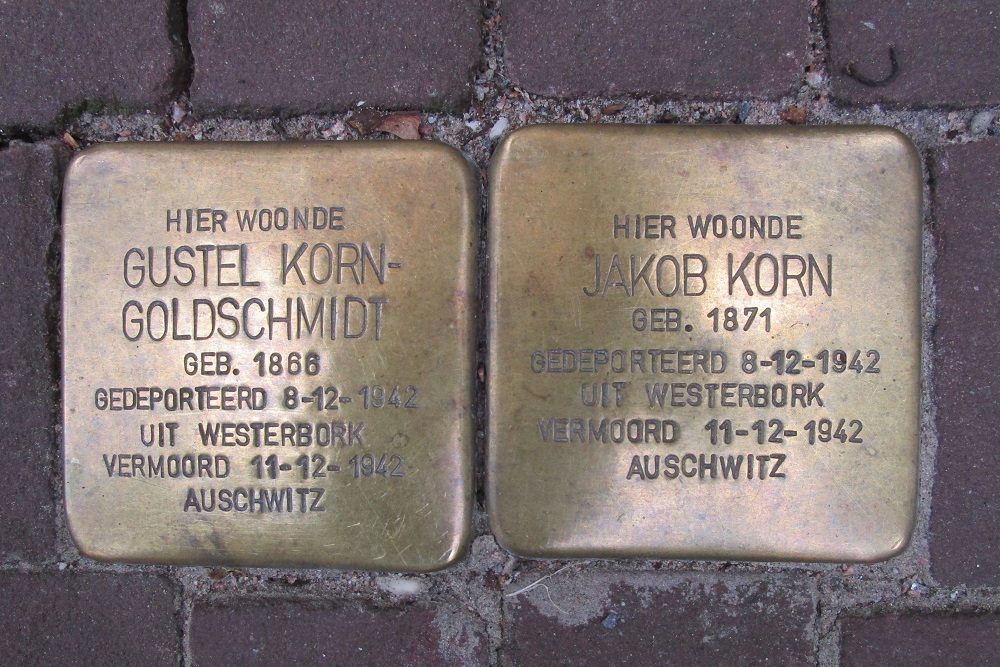 Stolpersteine Nieuwe Amstelstraat voormalig 35 #2