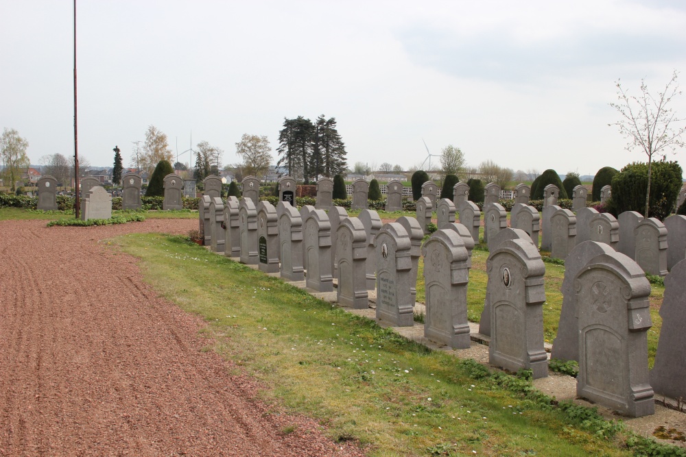 Belgische Graven Oudstrijders Sint-Pieters-Leeuw Begraafplaats #3