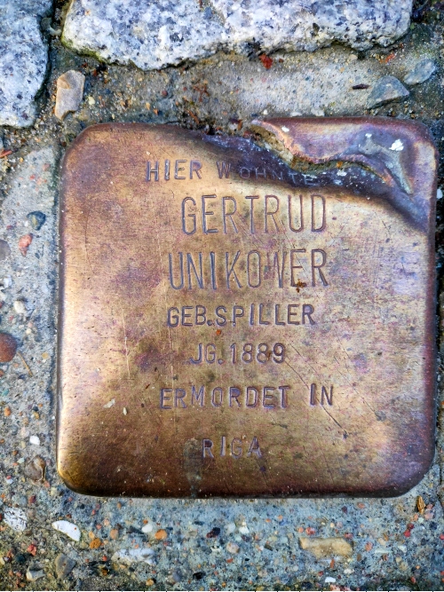 Stumbling Stone Angelburger Straße 9 #2