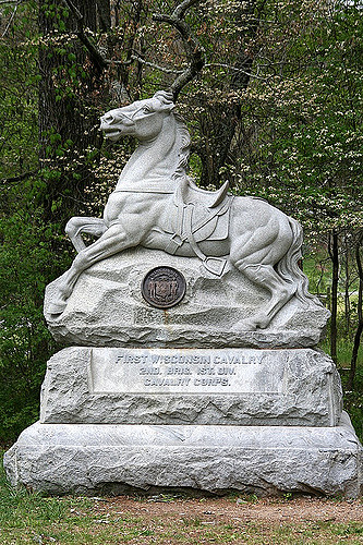 Monument 1st Wisconsin Cavalry #1