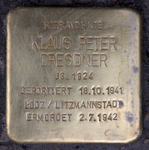 Stolpersteine Westfälische Straße 52 #1
