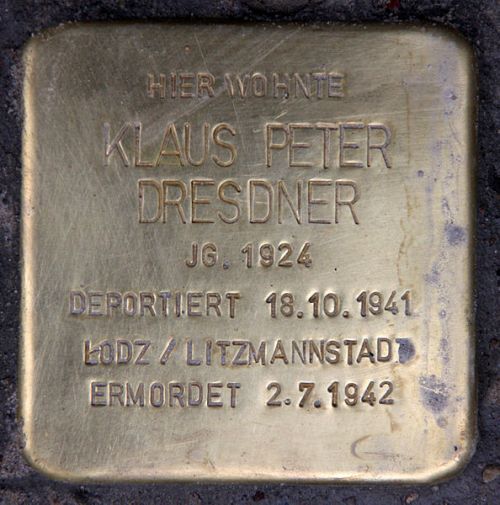 Stolpersteine Westflische Strae 52 #1