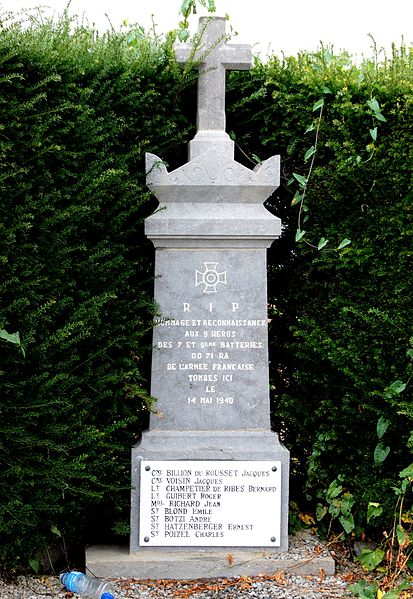Memorial Killed French Soldiers