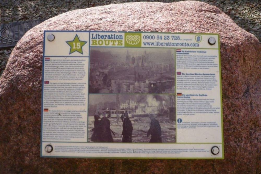 Liberation Route Marker 015: The American bombardement #2