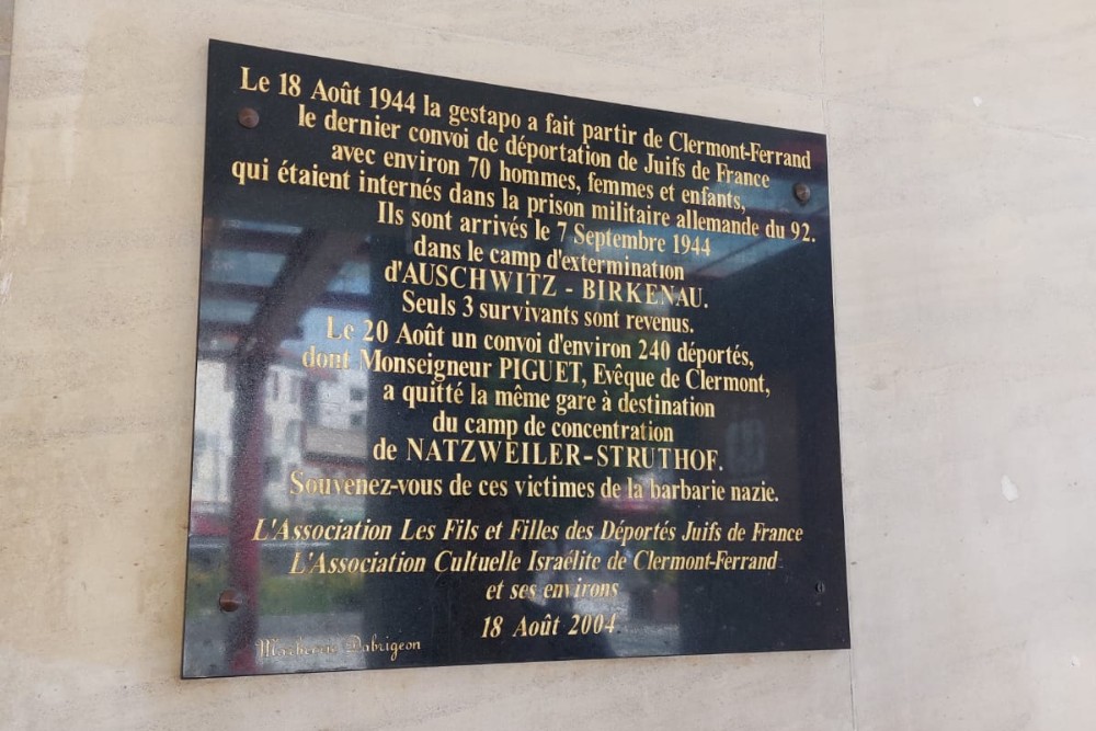 Memorial Last Deportation Jews