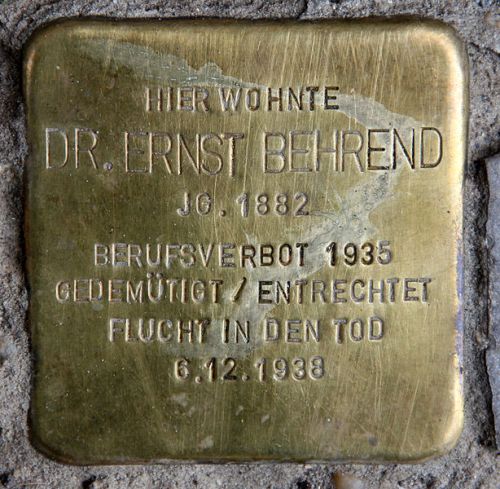 Stumbling Stone Seesener Straße 28