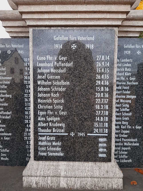 War Memorial Müddersheim #4