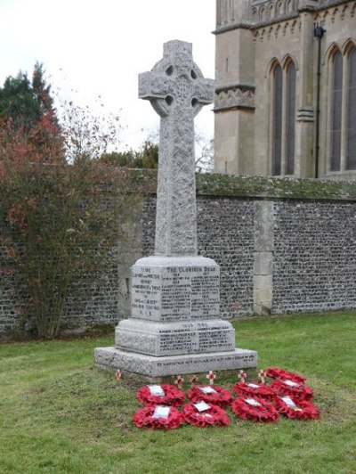 Oorlogsmonument Theale #1