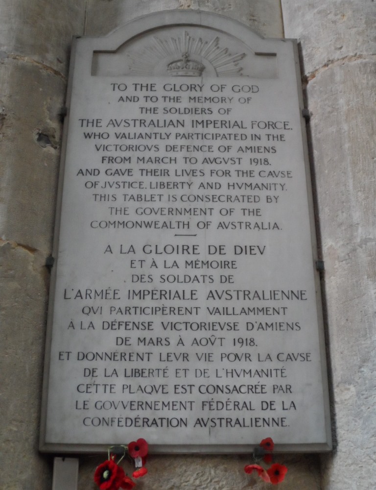 Gedenktekens Cathdrale Notre-Dame de Amiens #1