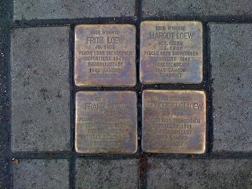 Stolpersteine Sierichstrae 110 #1