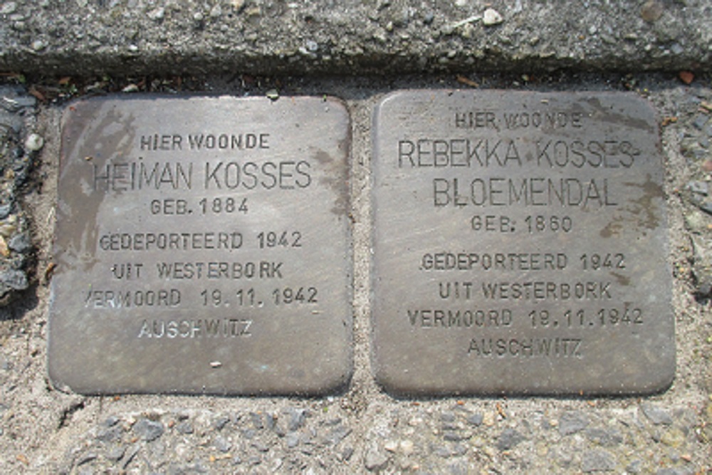 Stolpersteine Hendrik Westerstraat 62