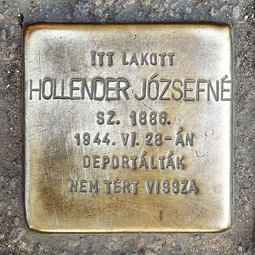 Stolperstein Bolyai Jnos utca 2 #1