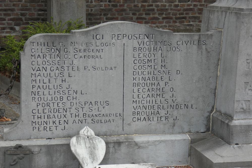 Belgian War Graves Lorette cemetery Vis #3