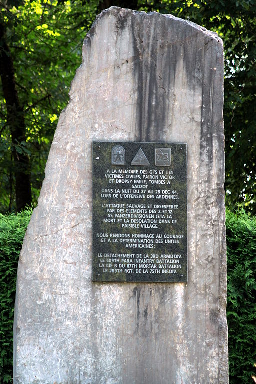 Monument Slachtoffers Strijd om Sadzot #1