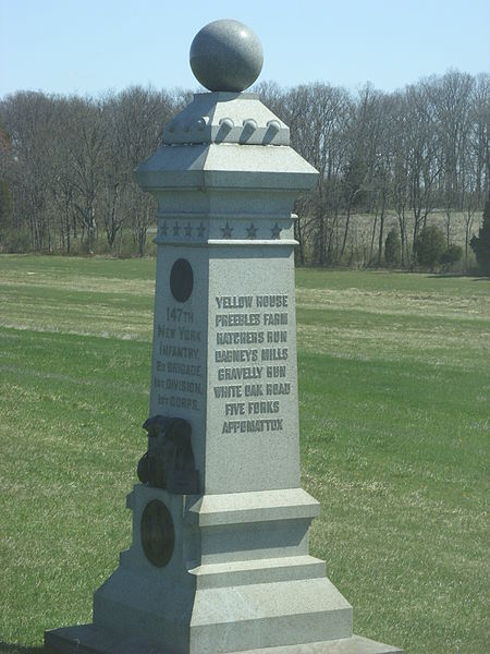 147th New York Infantry Monument #1