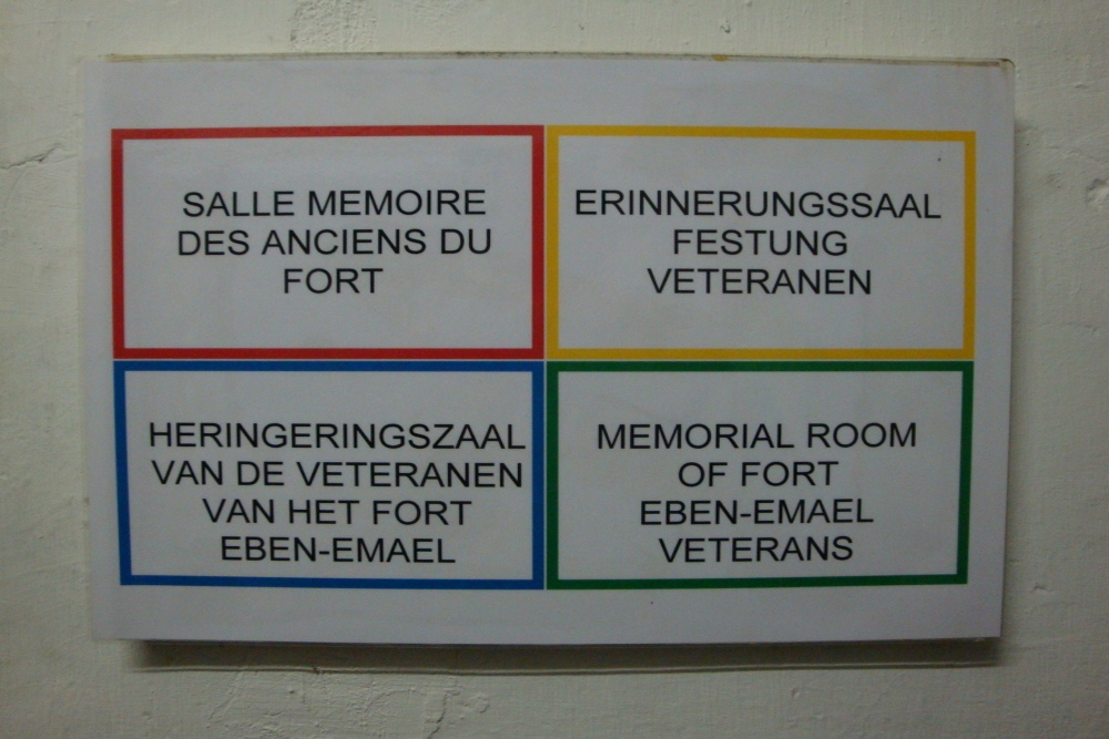 Herinneringszaal  Veteranen Fort Eben-Emael	 #2