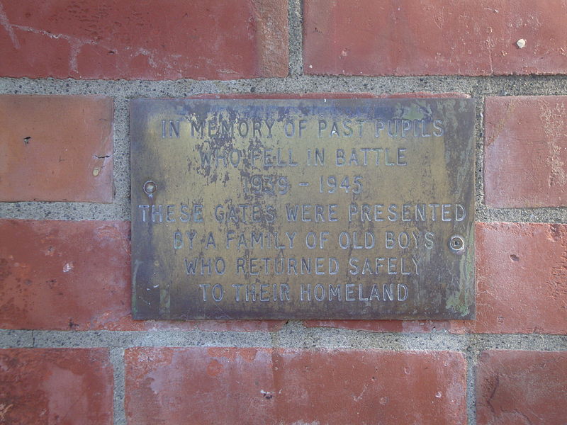 Oorlogsmonument Christchurch Boys' High School #2