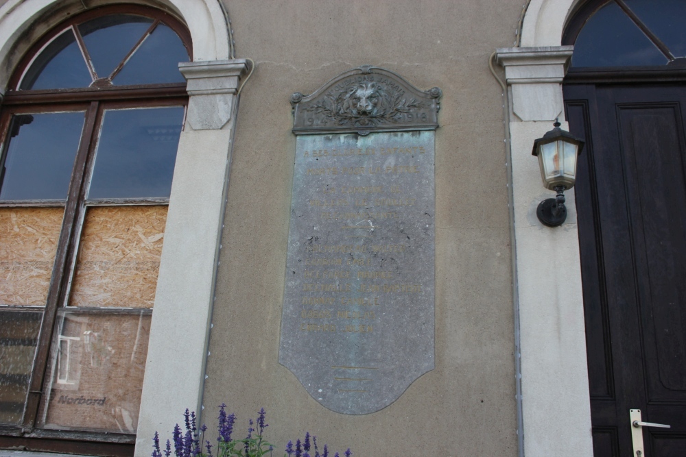 Commemorative Plates War Victims Villers-le-Bouillet #2