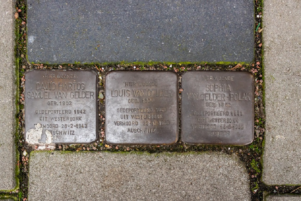 Stolpersteine Bornsestraat 37 (nu Bornsestraat 31)