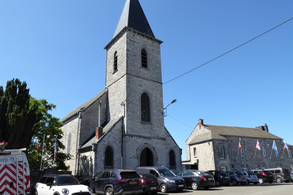 Gedenkteken Kerk Haut-le-Wastia #4