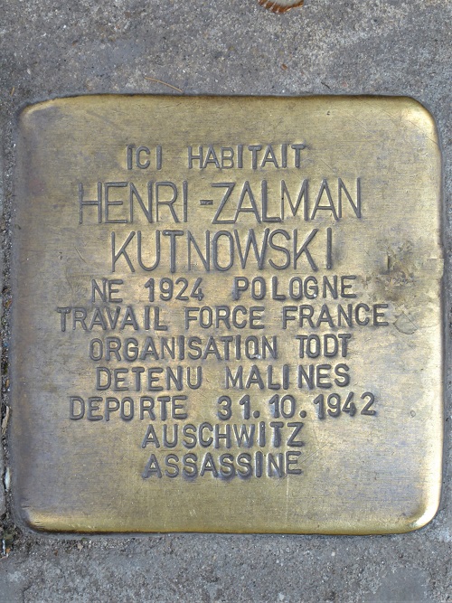 Stolpersteine Huidevettersstraat 74 #4