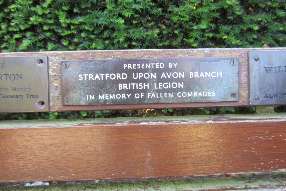 Remembrance Benches Garden of Remembrance Stratford-upon-Avon #3