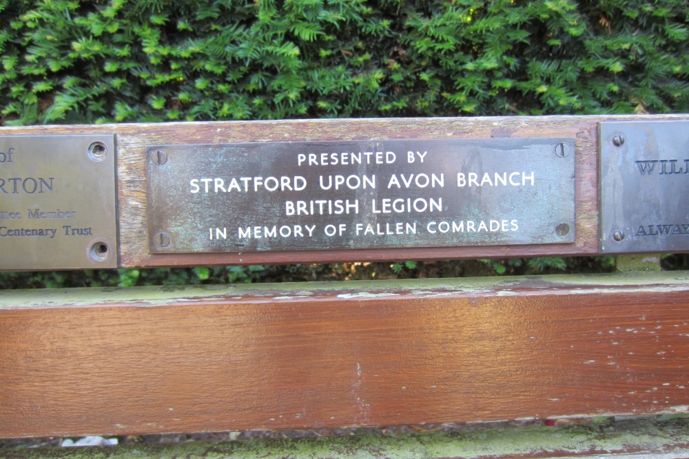 Herdenkingsbanken Garden of Remembrance Stratford-upon-Avon #3