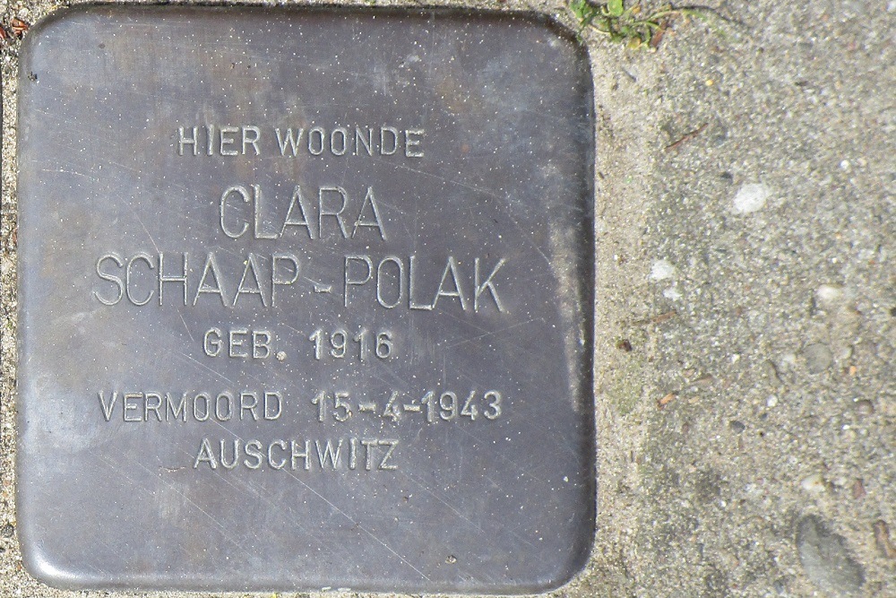 Stumbling Stones Willem de Clercqstraat 15 #3