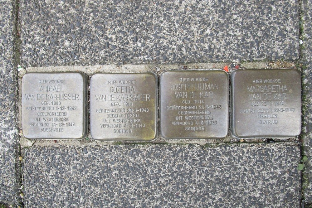 Stolpersteine  Weesperstraat 7 #1