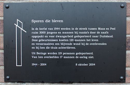 Memorial 'Tracks that were' Beringe #1