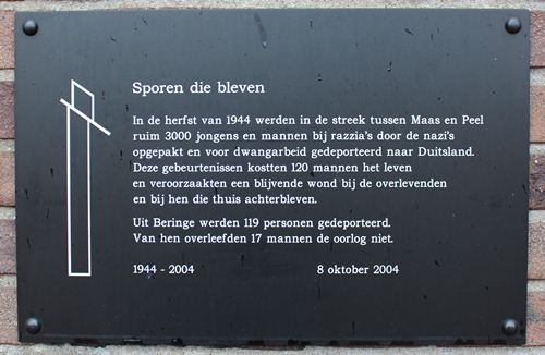 Monument 'Sporen die bleven' Beringe #1