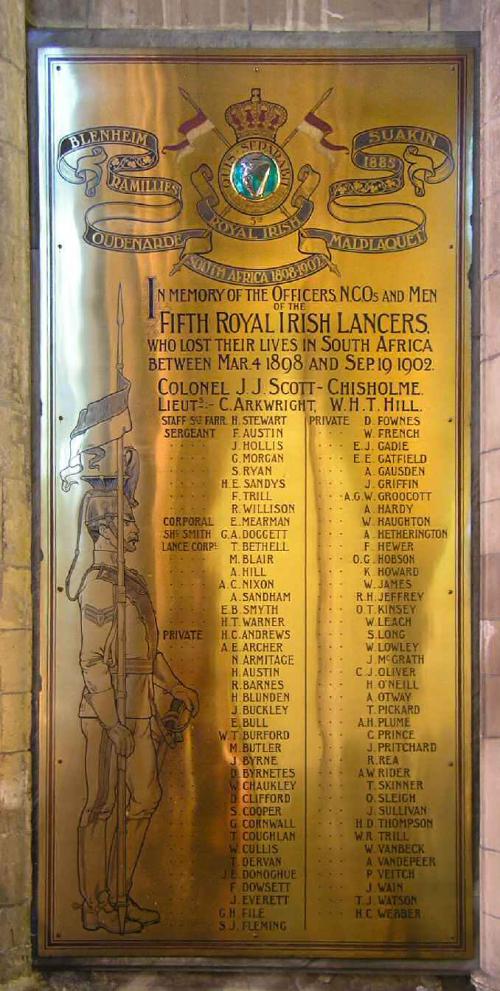 Memorials Anglo-Boer War St. Patrick's Cathedral #2