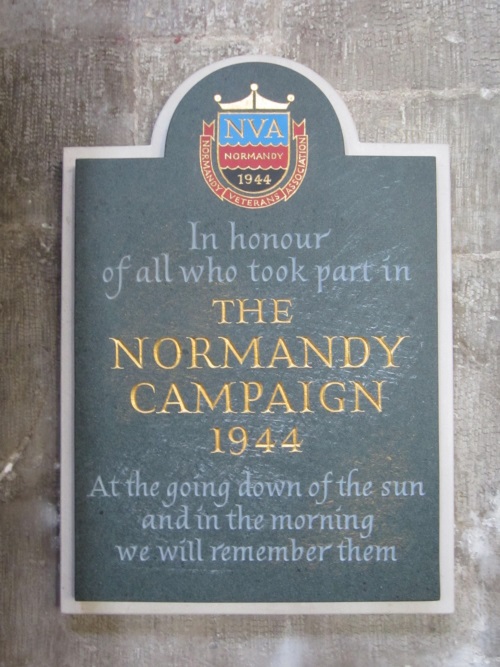 Memorials Second World War Salisbury Cathedral #4