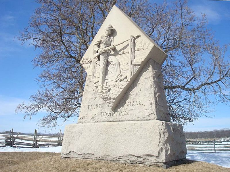 Monument 1st Massachusetts Infantry