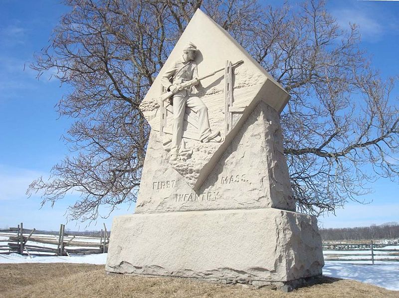 1st Massachusetts Infantry Monument #1