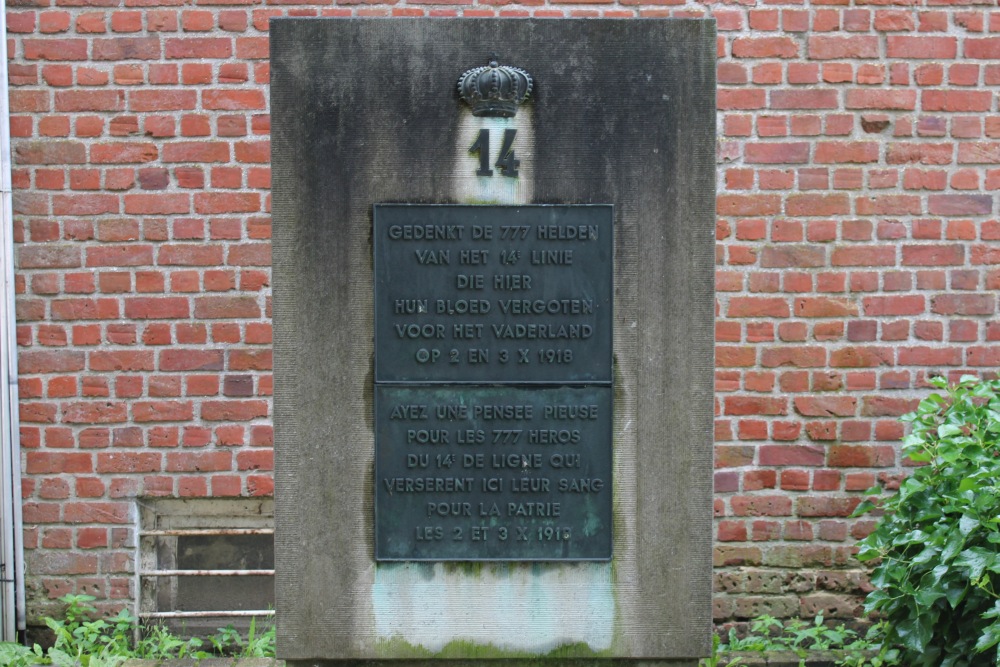 Memorial 14th Line Regiment Oostnieuwkerke #2